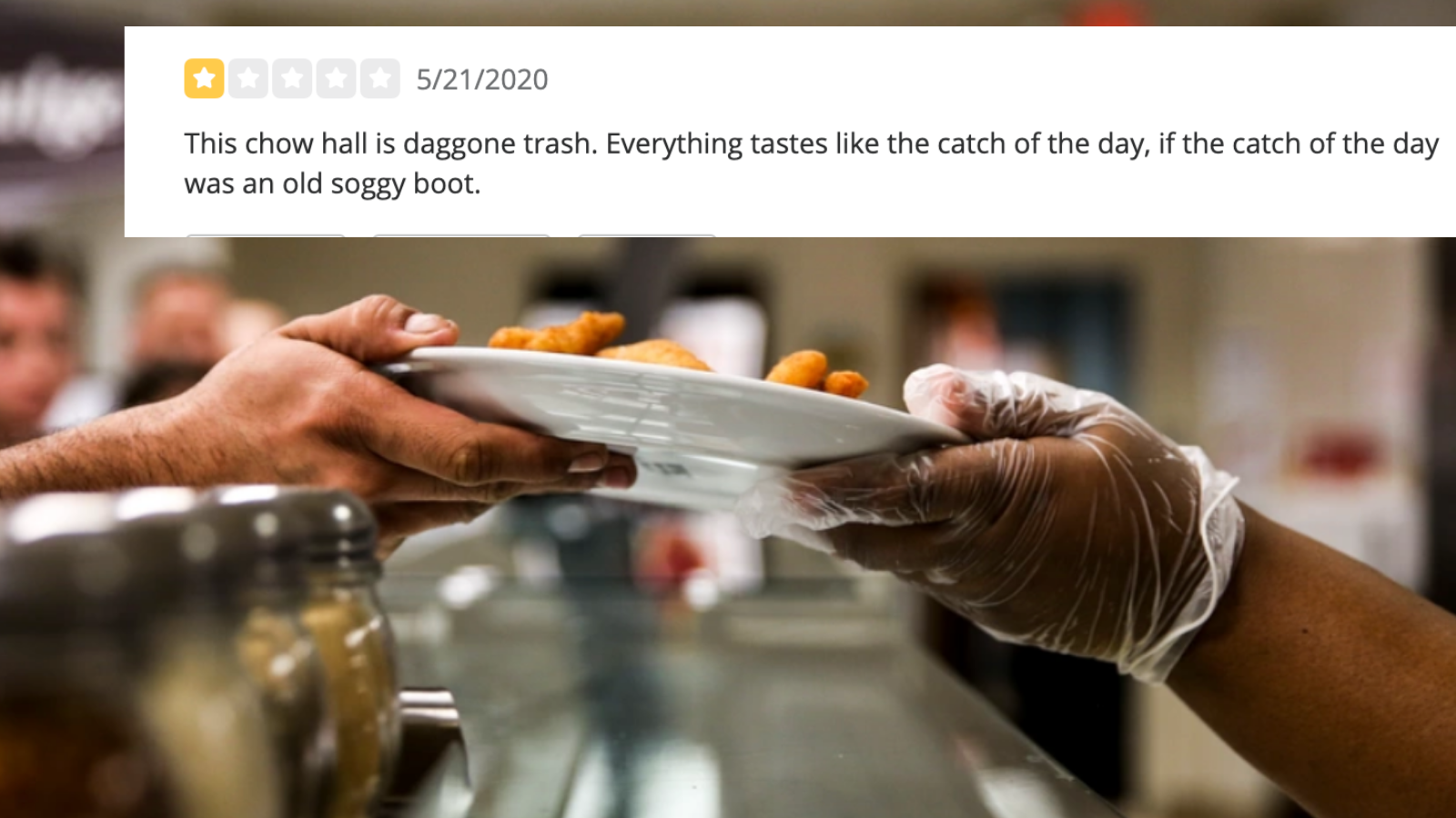 Troops leave scathing Yelp reviews for military dining facilities