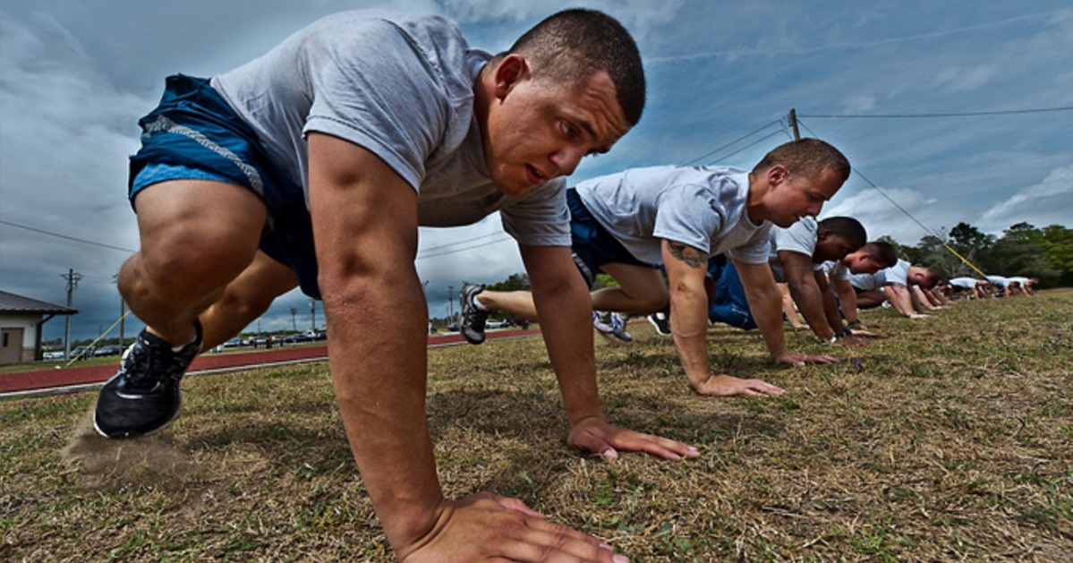 air force mens pt standards