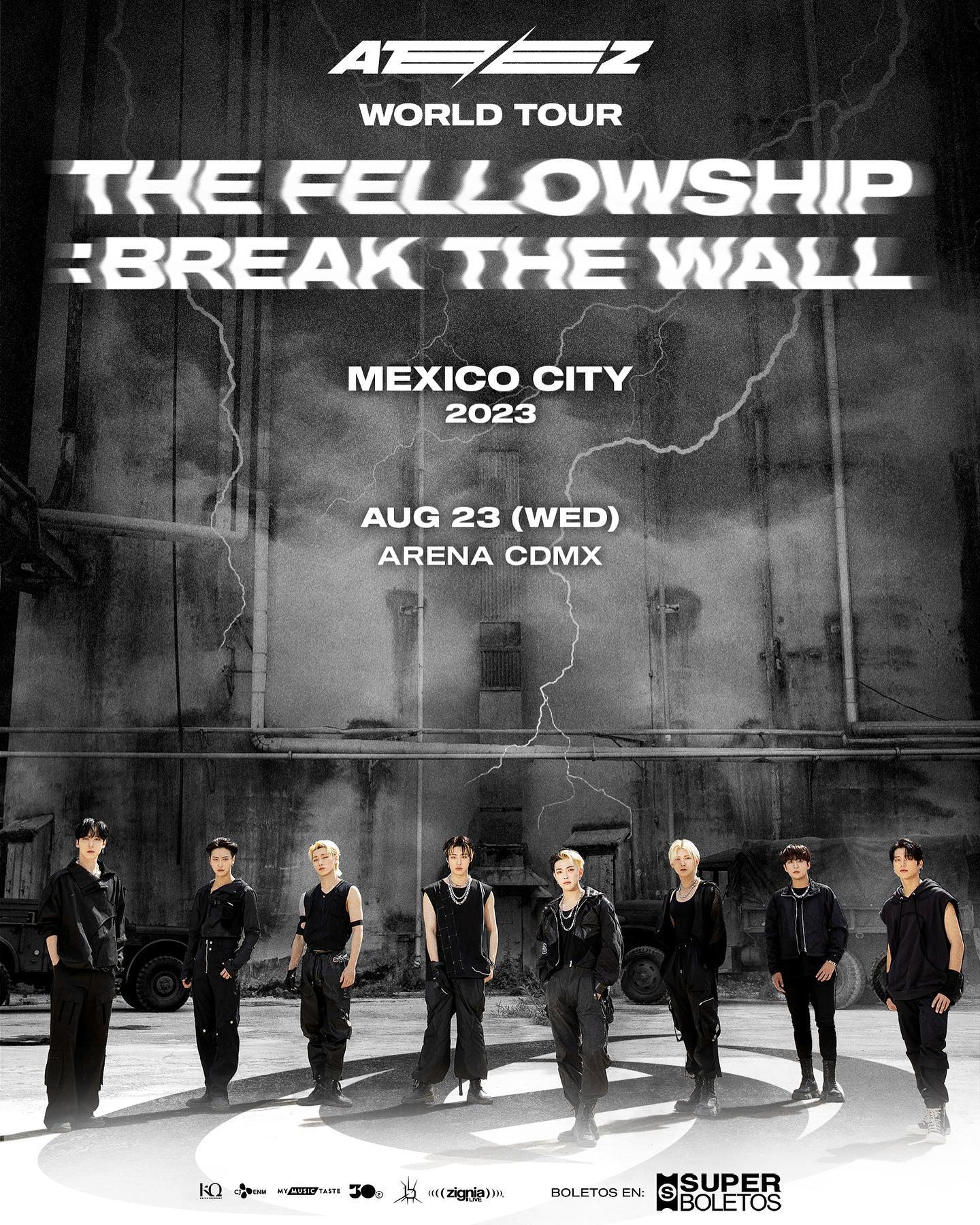 ATEEZ llegará a México con “The Fellowship: Break the Wall