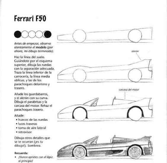  Guía fácil para dibujar todo tipo de autos como un profesional