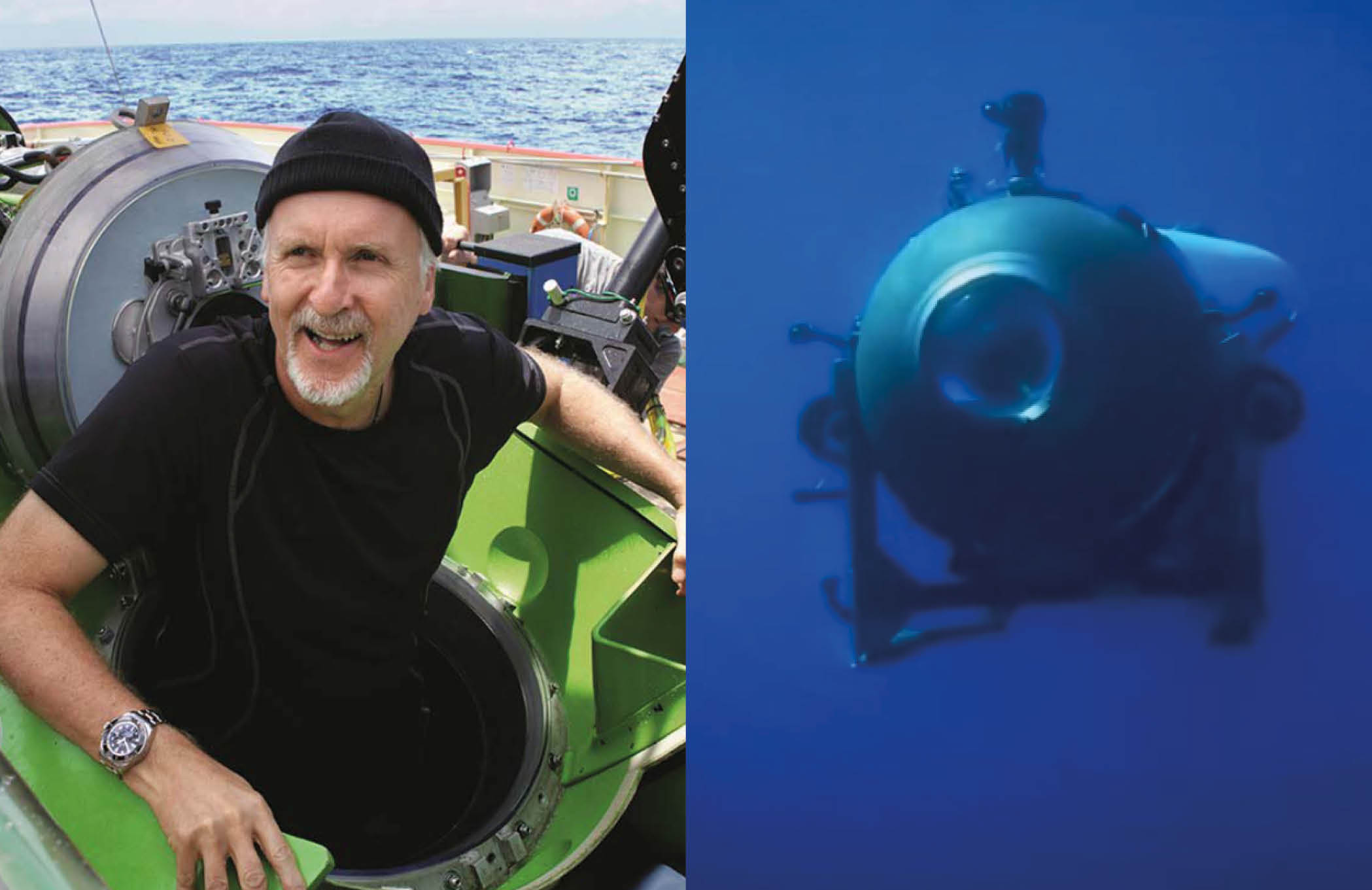 James Cameron dona a la ciencia el submarino con el que bajó a la Fosa de  las Marianas, Ciencia