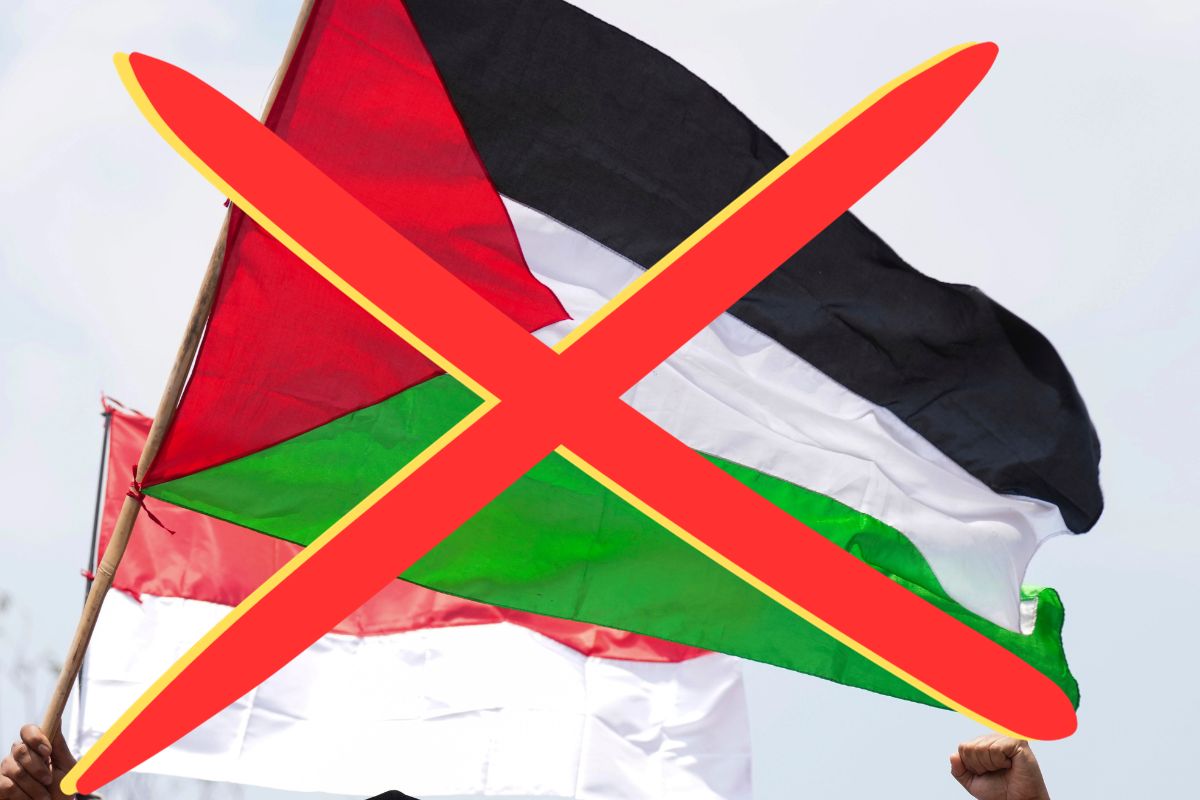 Ondear la bandera palestina puede ser considerado delito en Reino Unido