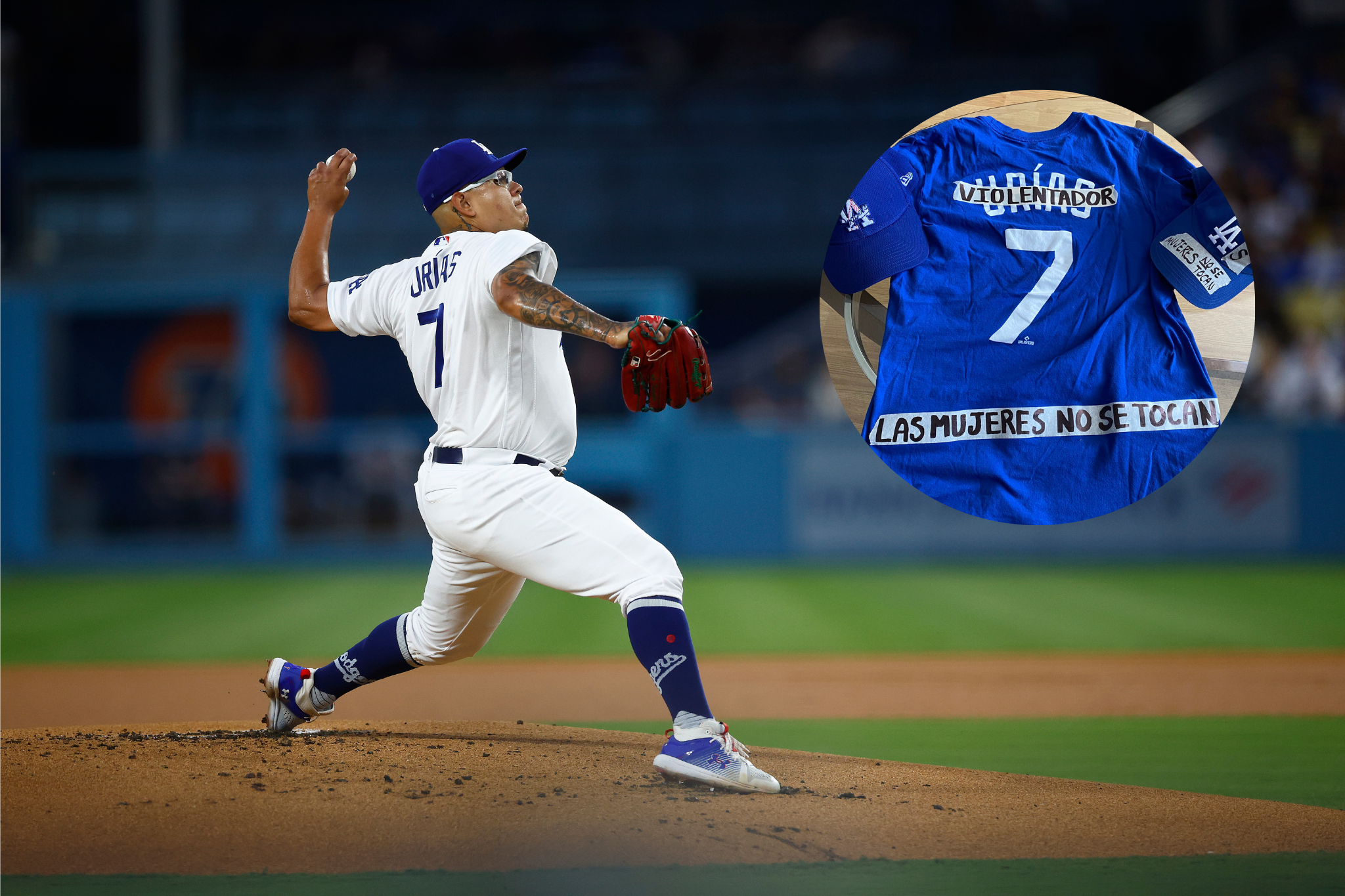 Fans de los Dodgers protestan en contra de Julio Urías: “Las