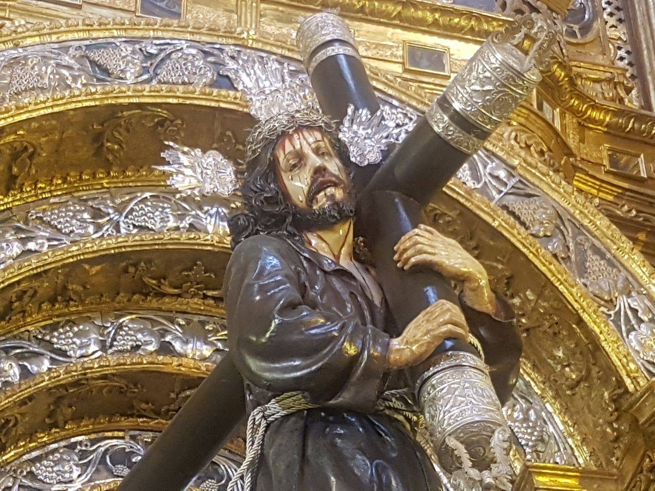Jesús Gran la imagen que lidera la procesión Semana Santa en Quito