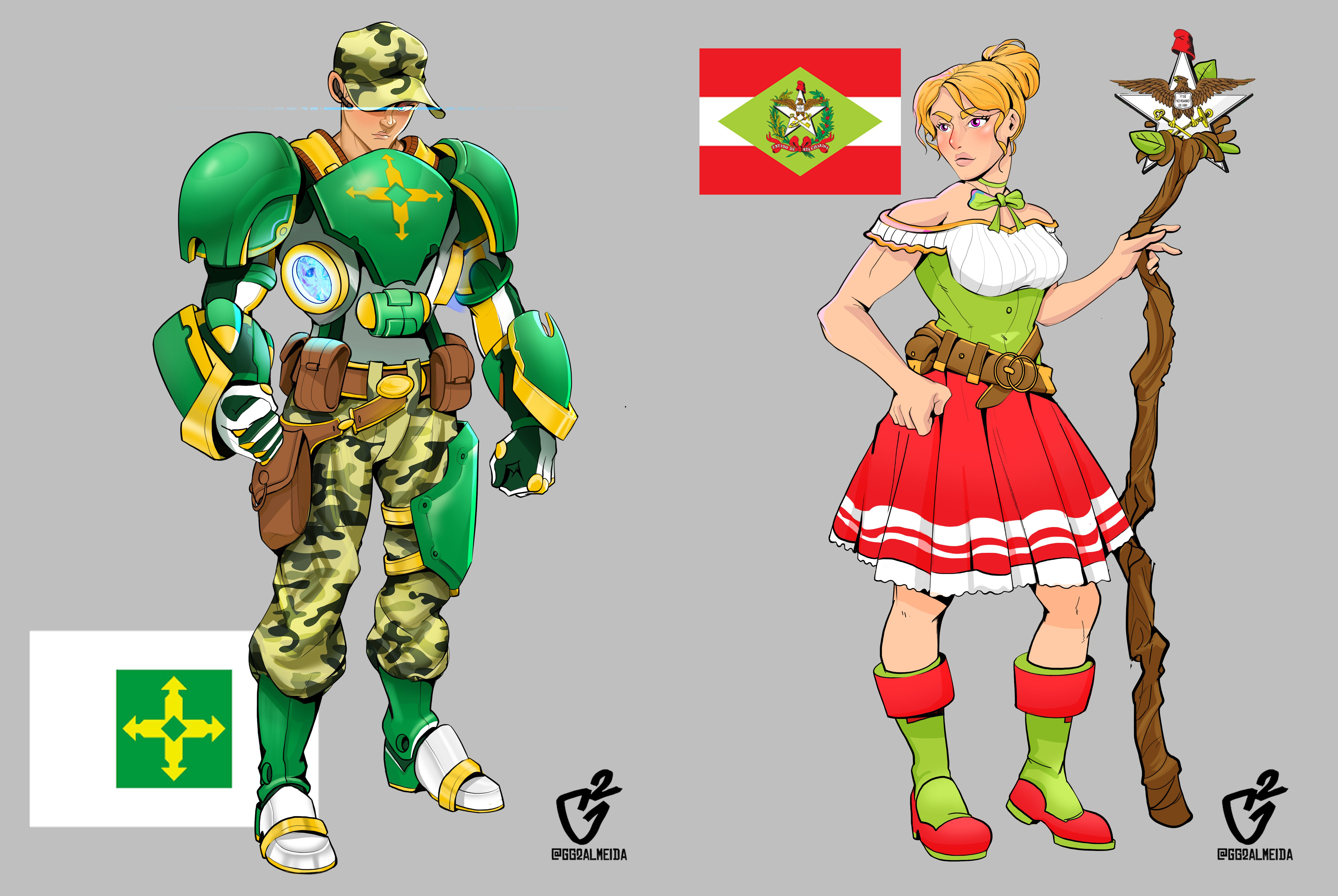Personagens brasileiros nos jogos de luta!