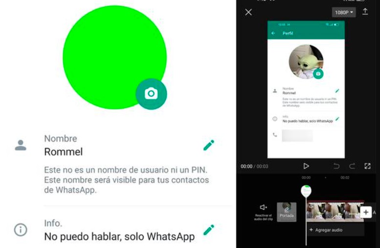 Fondo de pantalla o Perfil de WhatsApp