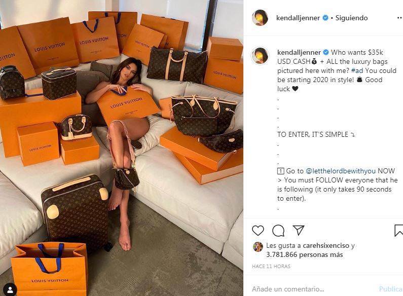 Kendall Jenner tiene el bolso 'mini' de Louis Vuitton que te vas a querer  pedir esta Navidad