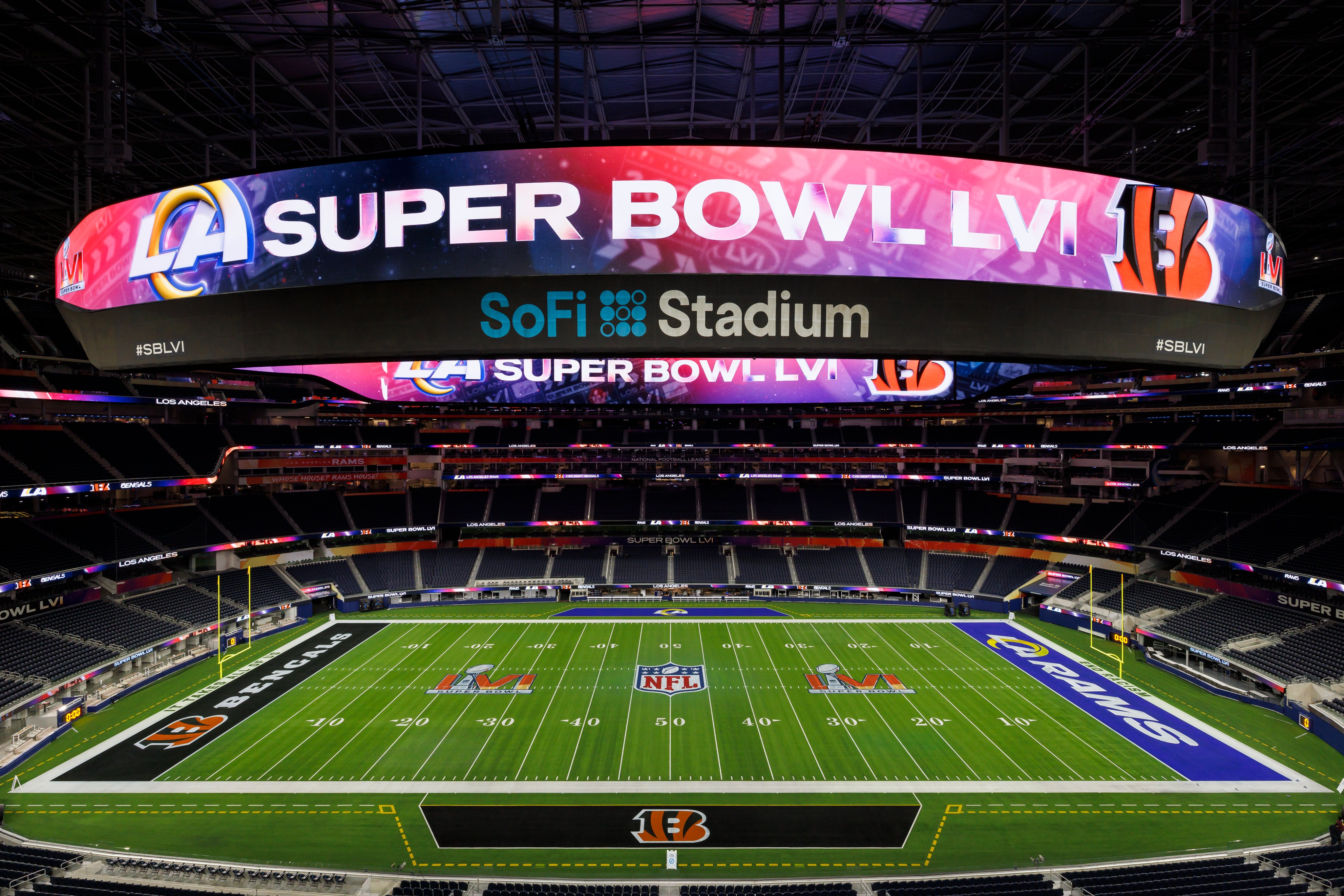 Patch Brodé Super Bowl LVI Sofi Stadium Inglewood - Collection NFL, Fabriqué Aux USA