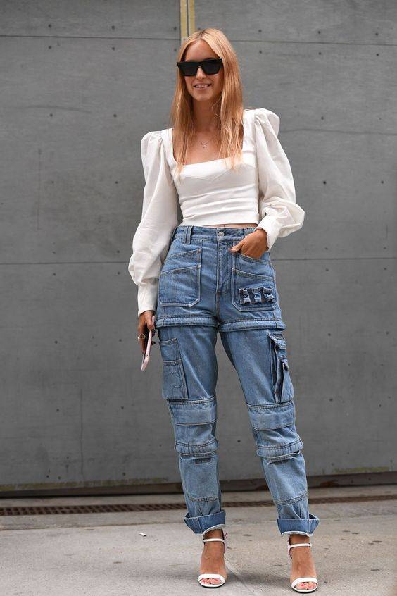 Jeans cargo: cuáles son las tendencias para llevarlos en 2020
