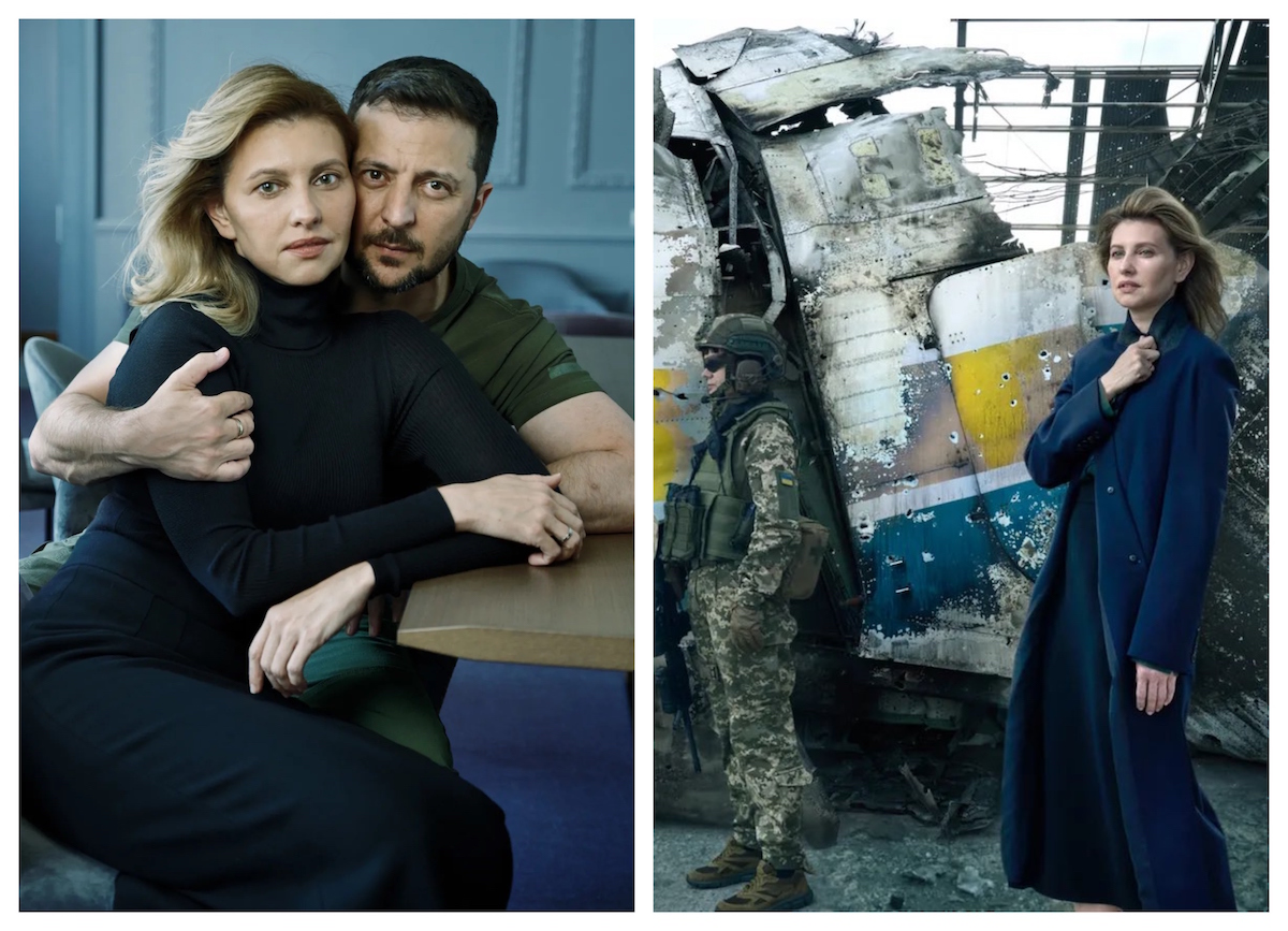Vogue: estas son las fotos de Volodimir Zelenski y Olena Zelenska que  causaron polémica en Ucrania