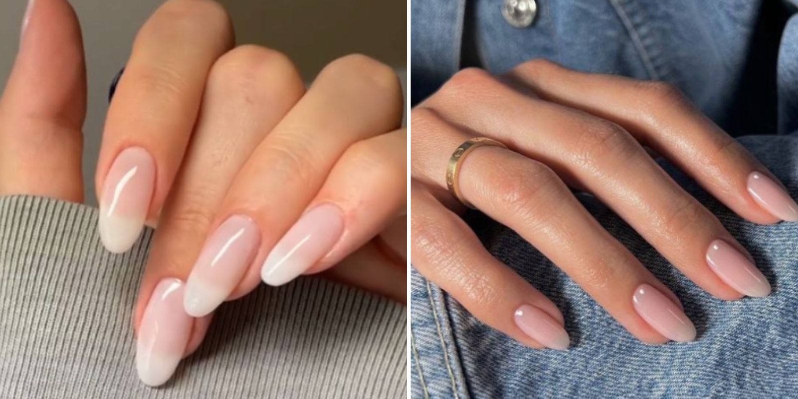 Unhas francesas nuas: a nova tendência em unhas francesas naturais e  minimalistas para 2024. – Nova Mulher