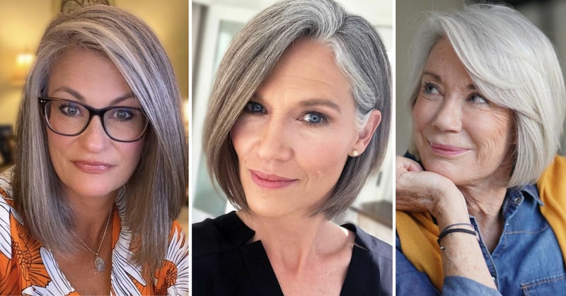 Cortes de cabelo bob para mulheres com 50 a 60 anos: 3 estilos
