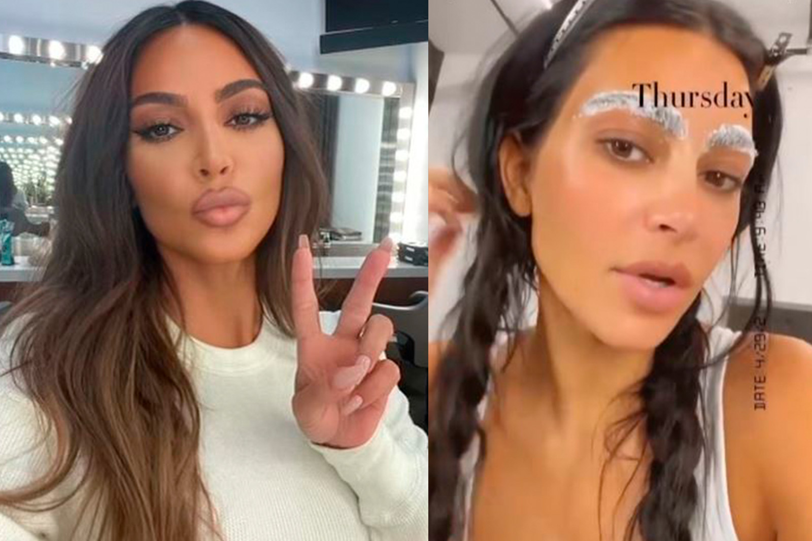 Kim Kardashian luce irreconocible con cabello corto