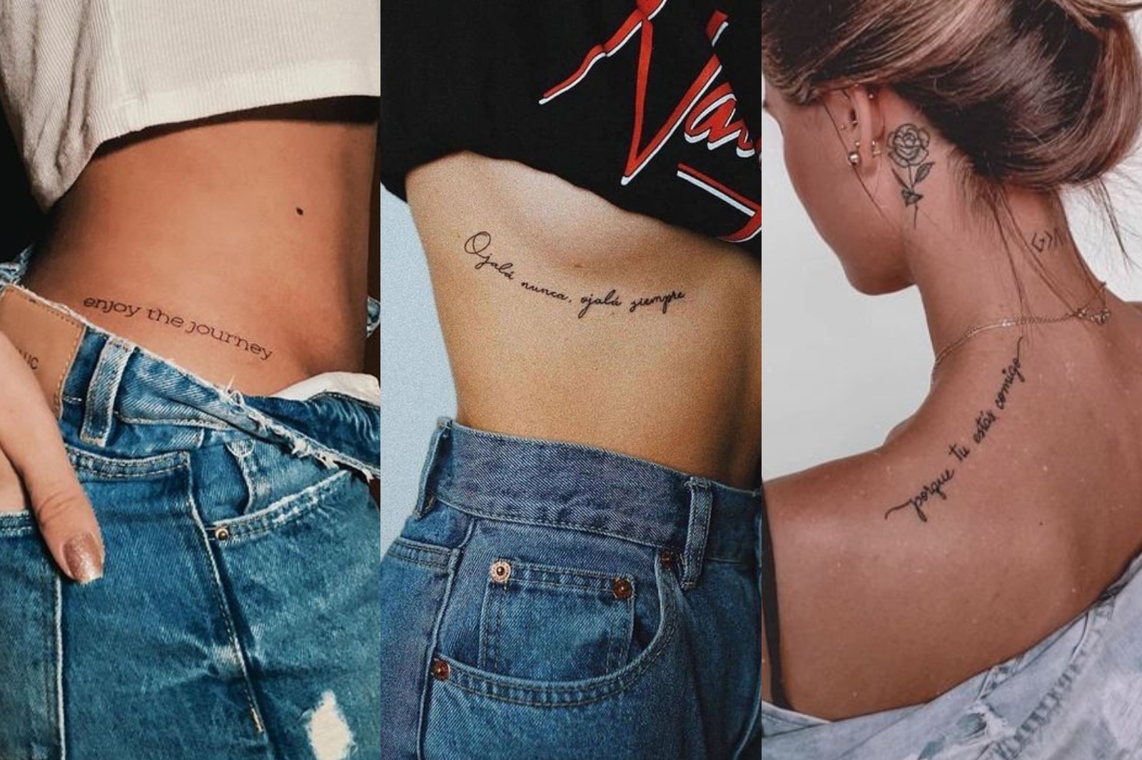 Tatuajes delicados con frases poderosas que te recuerdan que eres fuerte