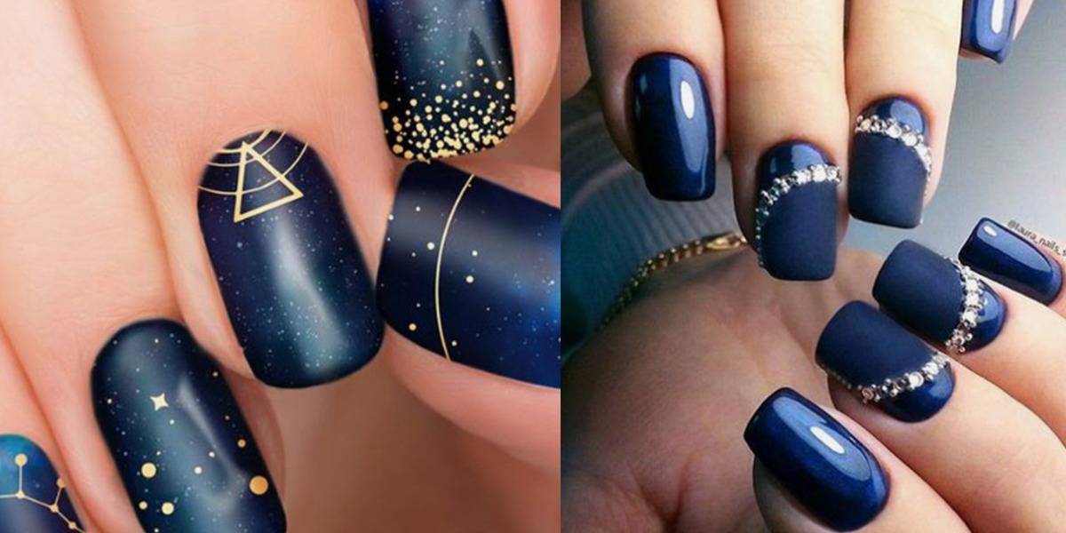 Diseños de uñas azules ideales para lucir a la moda y no dejar de lado la  elegancia