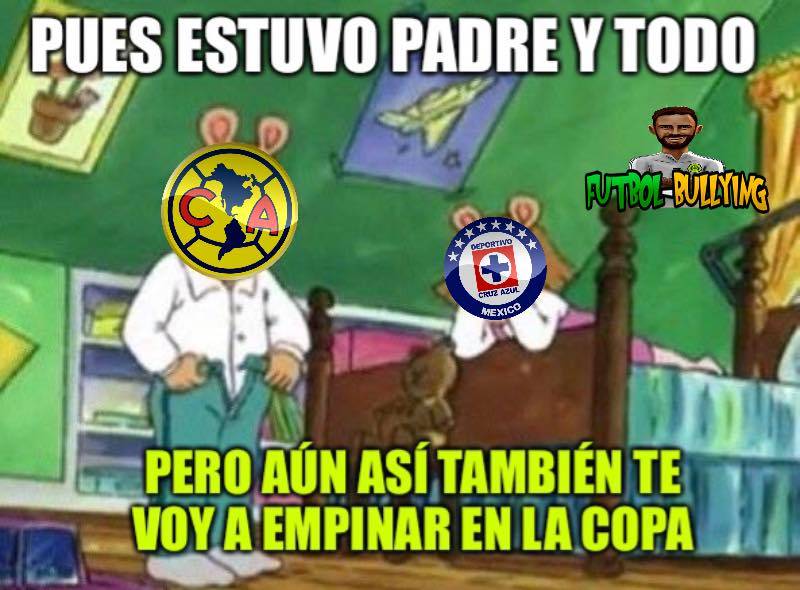 Los mejores memes del Clásico Joven entre Cruz Azul y América
