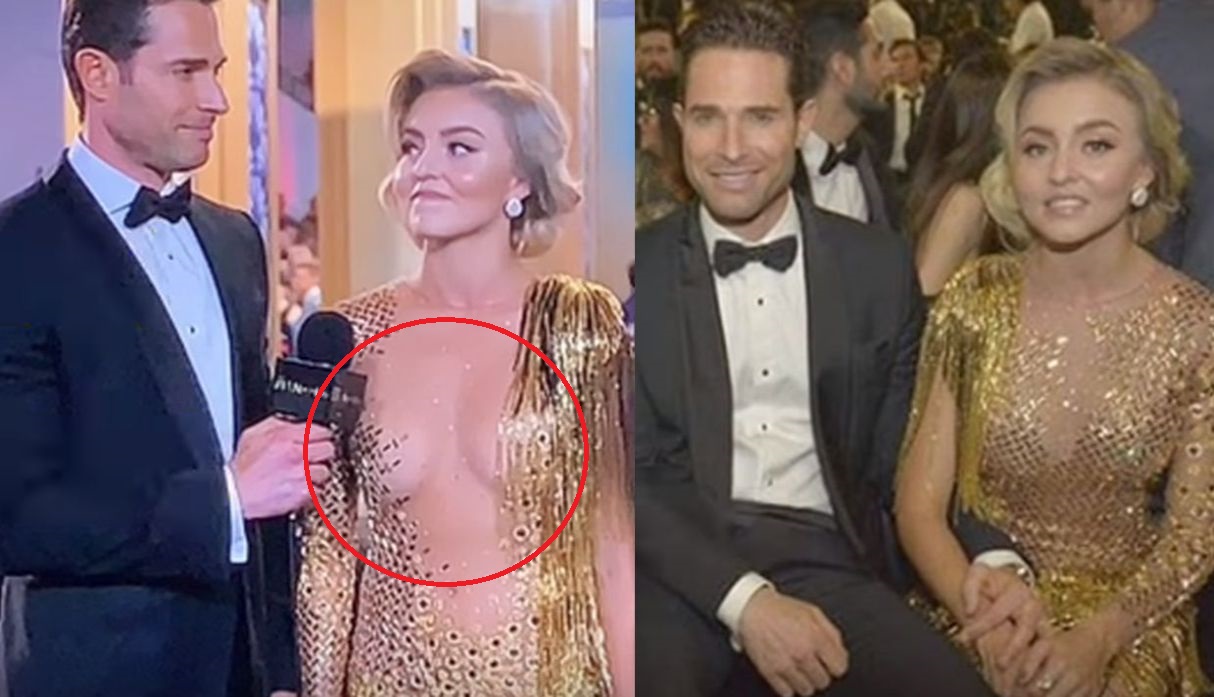 Premios TVyNovelas: Angelique Boyer llegó a la ceremonia de premiación  usando su vestido al revés | VIDEO – Publimetro Perú