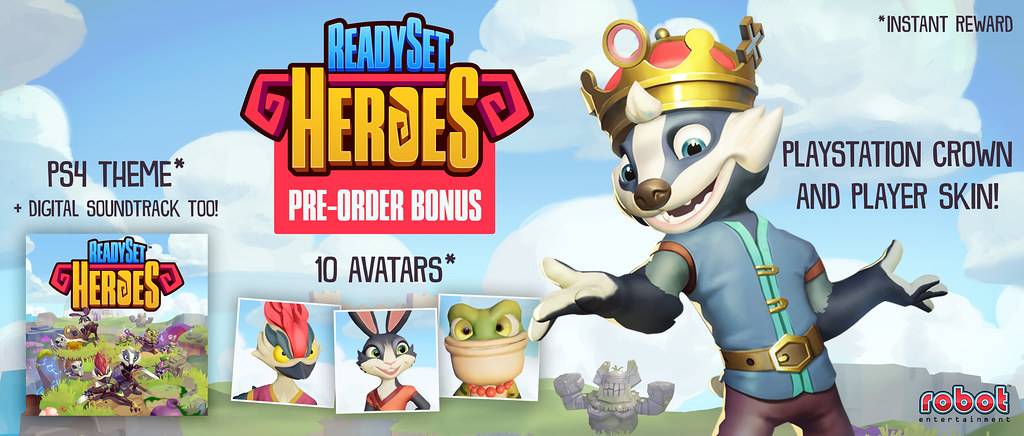 ReadySet Heroes recebe atualização com direito a crossplay entre PS4 e PC -  Trivia PW