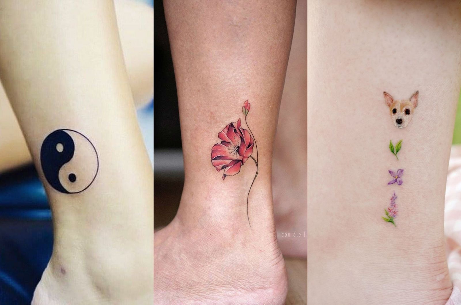 Tatuajes para mujeres que quieren darle un toque chic a sus tobillos