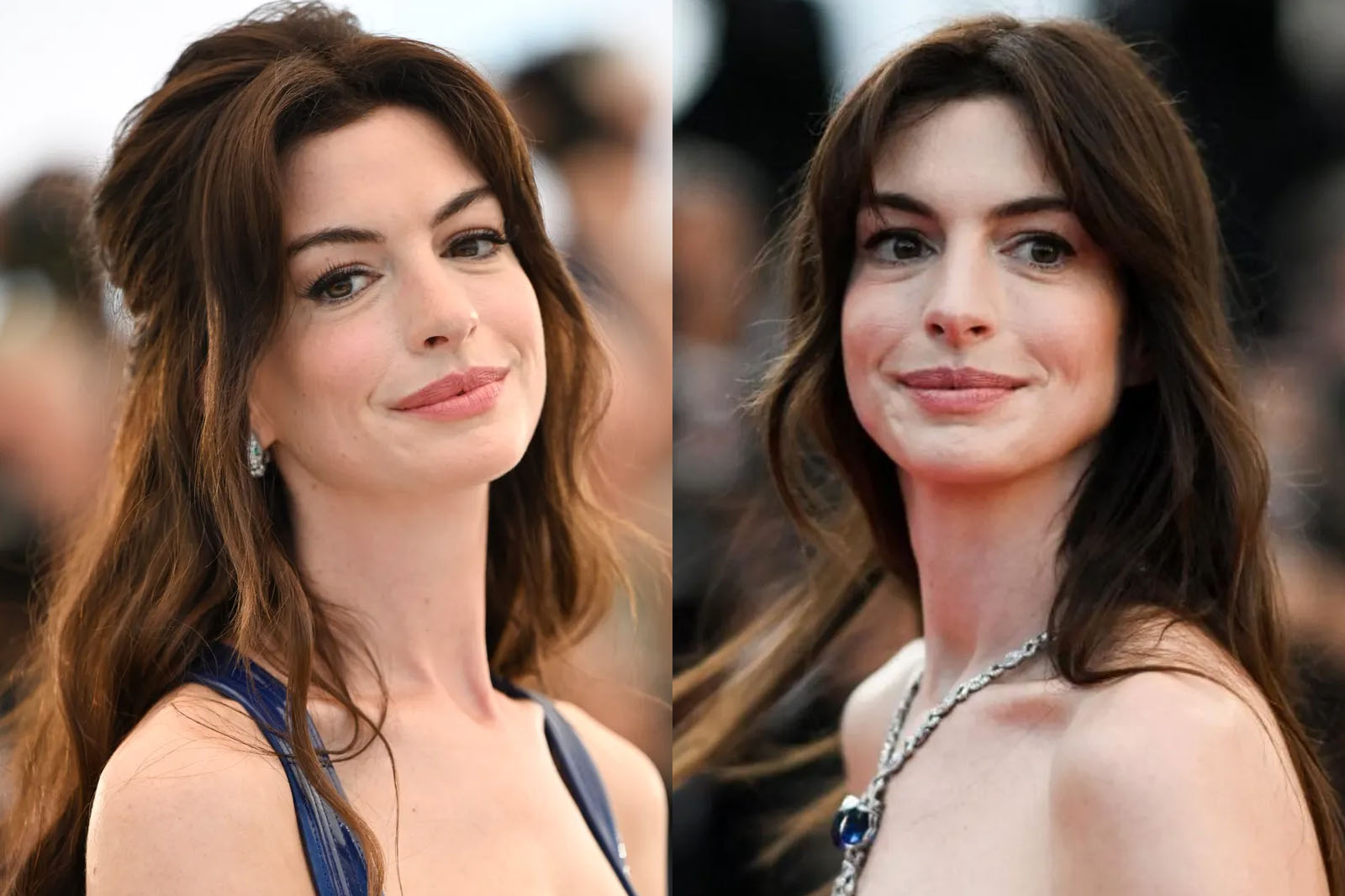 Anne Hathaway combina baggy jeans y un blazer negro en un elegante look  casual – Nueva Mujer