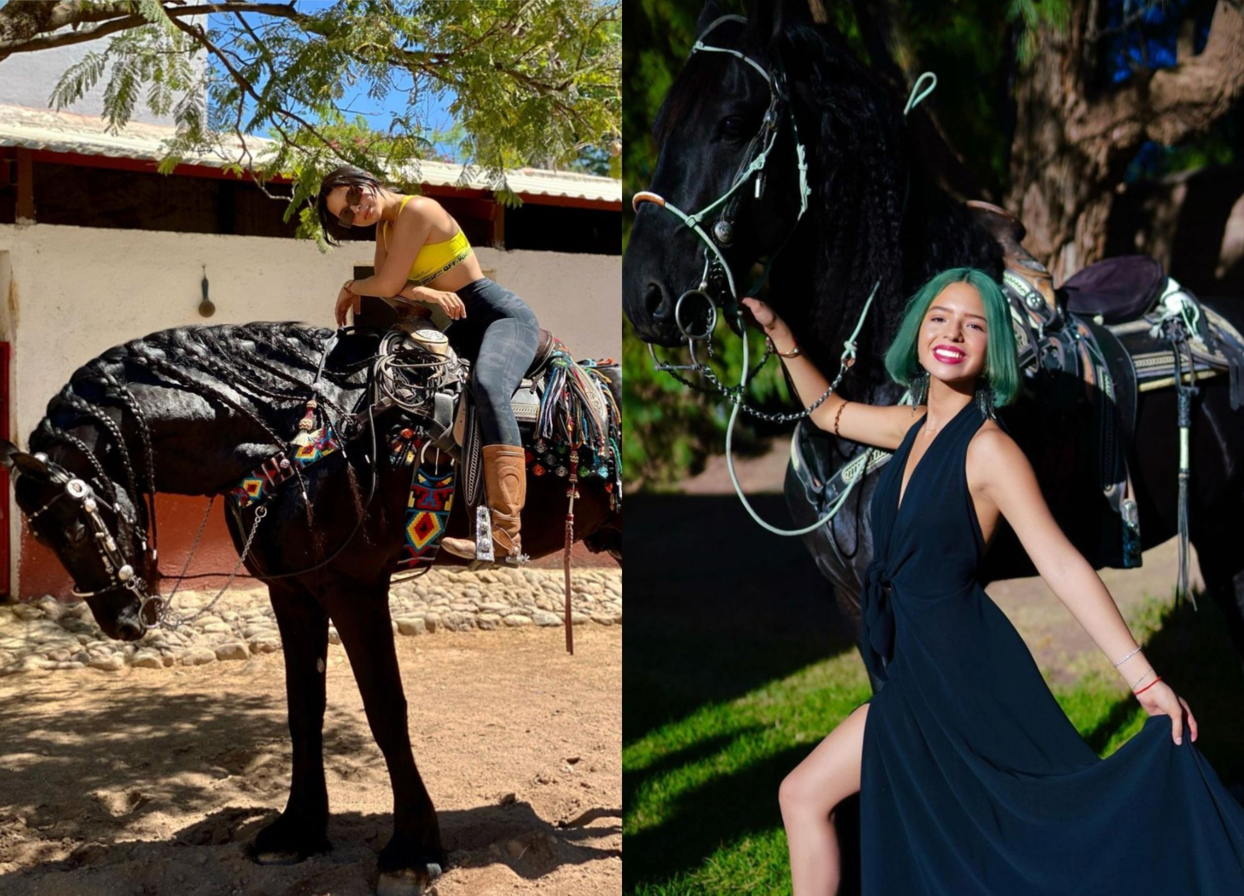 Ángela Aguilar y sus mejores outfits para montar a caballo – Metro World  News
