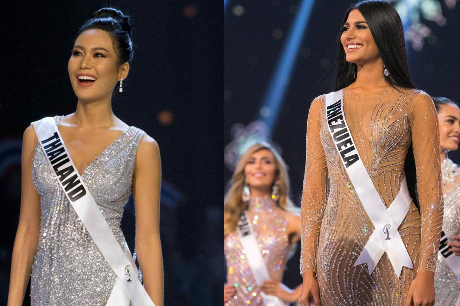 Miss Universo 2018:Plateado y transparencias, lo que predominó en los  vestidos de gala del Miss Universo