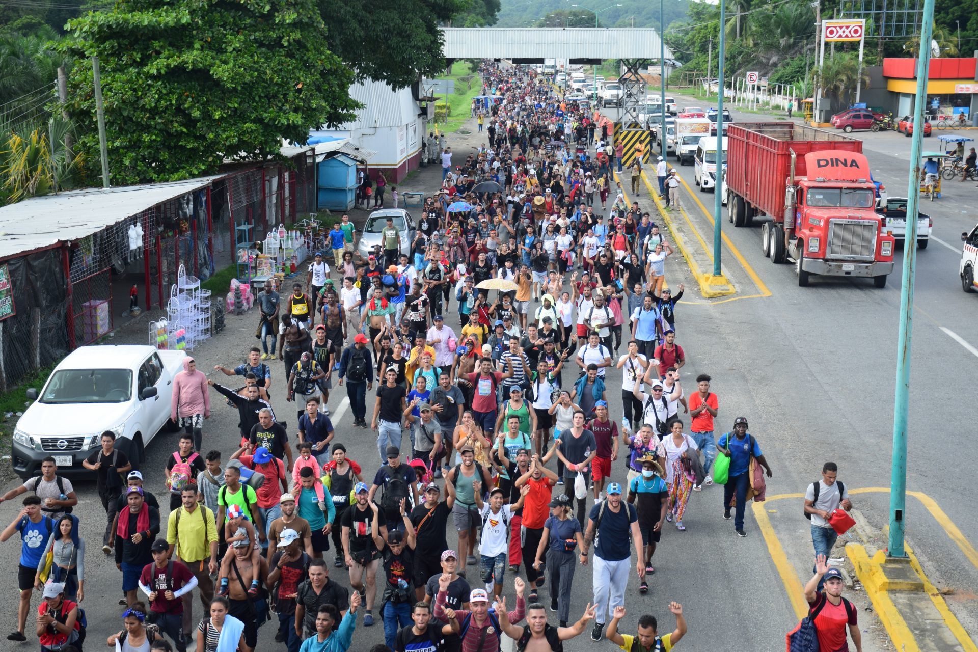 Muere hondure o en Viacrucis Migrante de Chiapas rumbo a EU