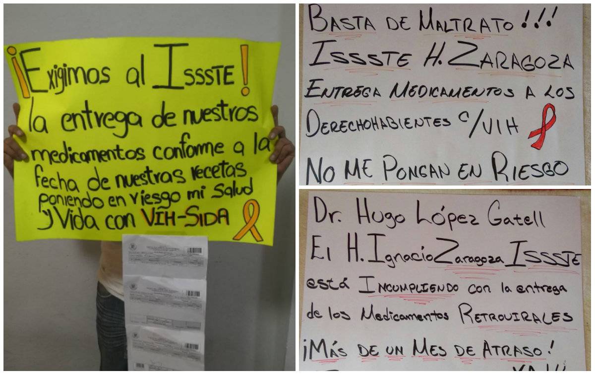 ISSSTE Zaragoza: desabasto de medicamentos para VIH