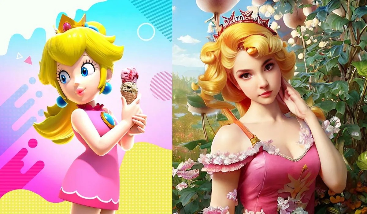 La inteligencia artificial se enfrenta al cosplay en estas dos versiones  realistas de la Princesa Peach de Super Mario – FayerWayer
