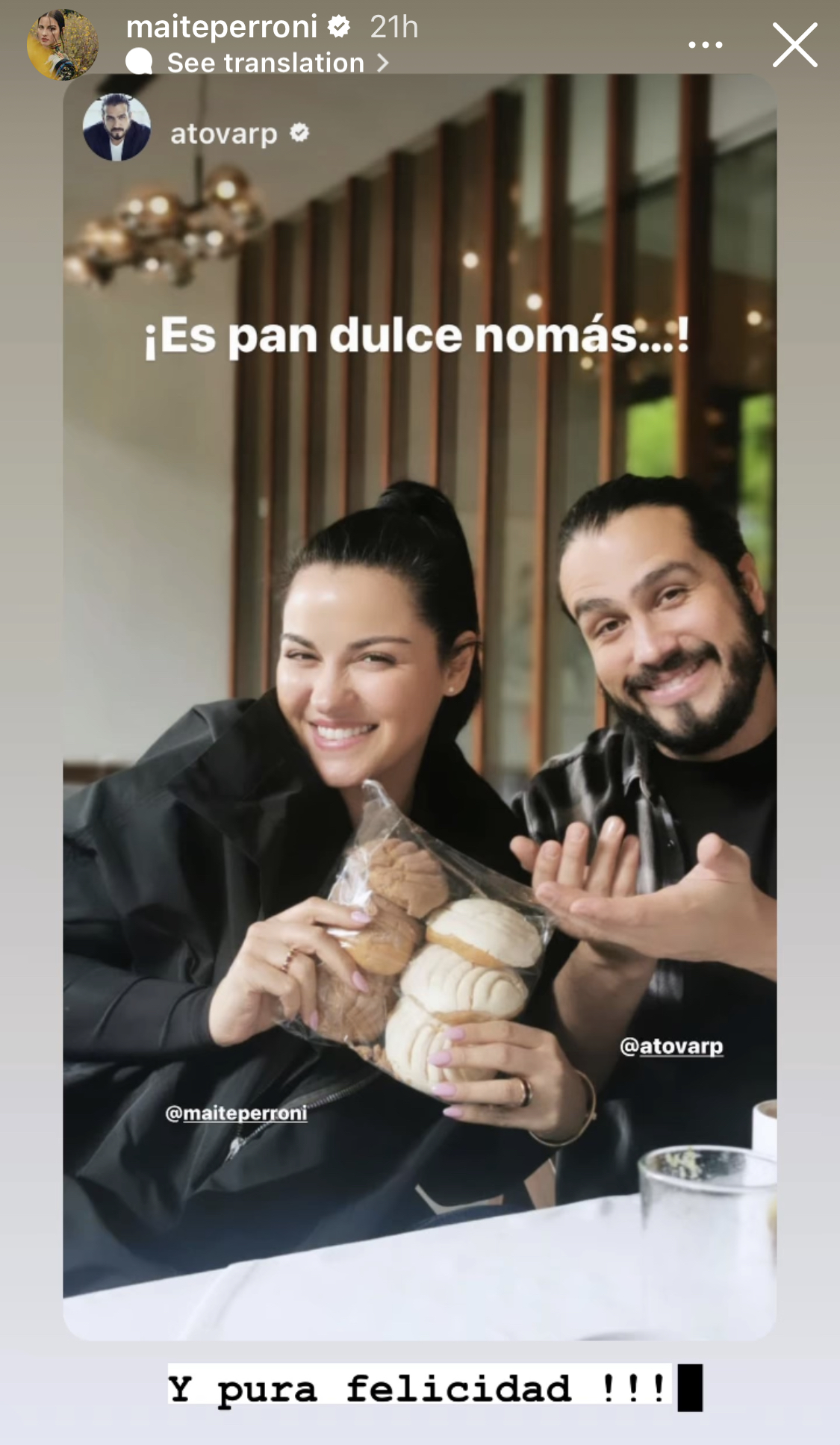 Maite Perroni fue señalada de estar “embarazada” por su abdomen y esta fue  su divertida respuesta – Publimetro Chile