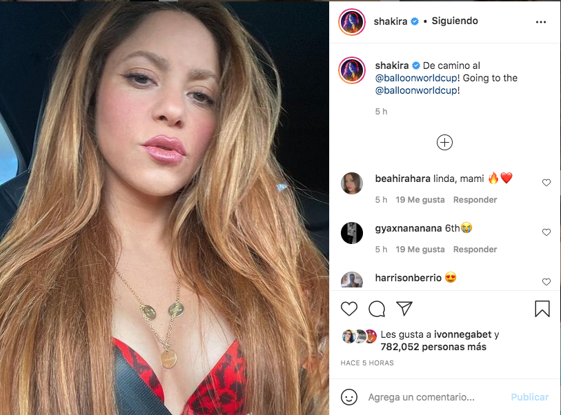 Shakira discount en lenceria