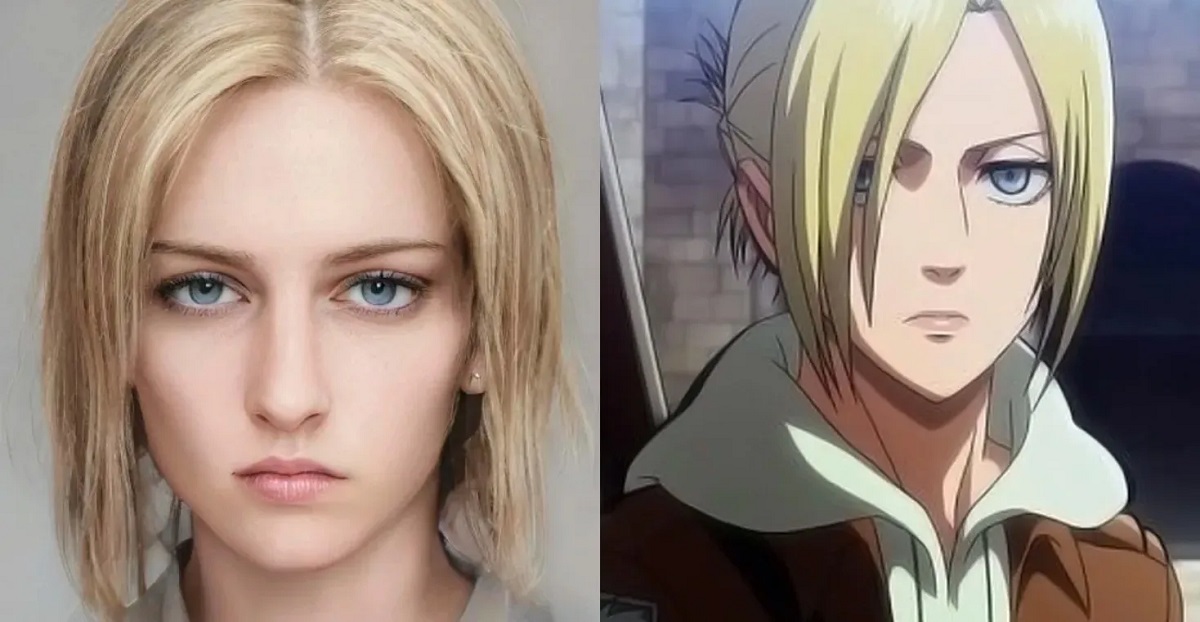 Personagens de Attack On Titan refeitos por I.A como pessoas reais