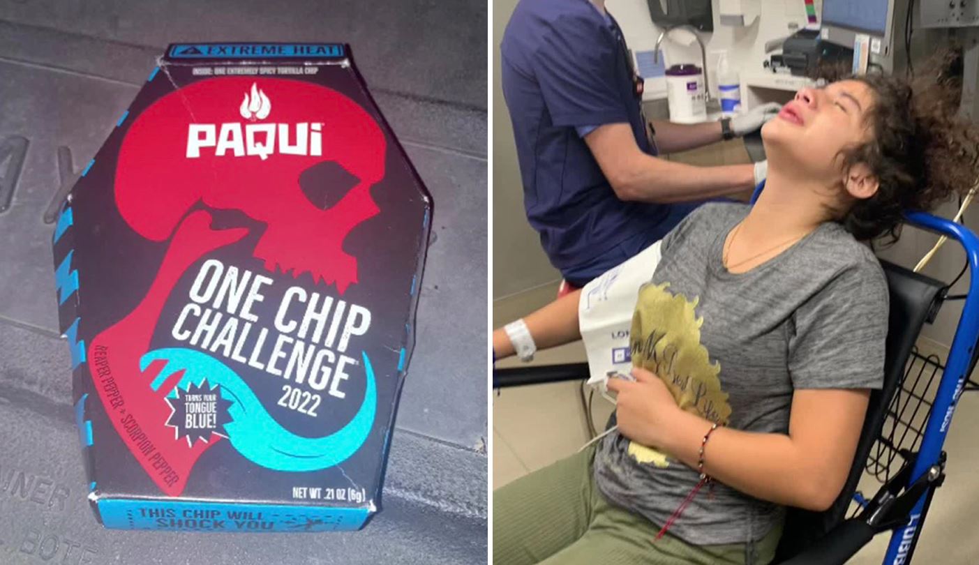 One Chip Challenge en TikTok: el reto que ha enviado a estudiantes al  hospital en Estados Unidos – Metro World News