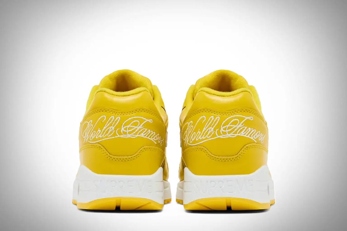 Así son las nuevas Supreme x Nike Air Max 1 '87 SP Speed ​​Yellow