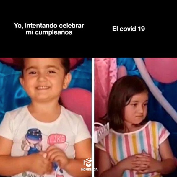 La historia de la niña que apaga la vela de cumpleaños de su hermana