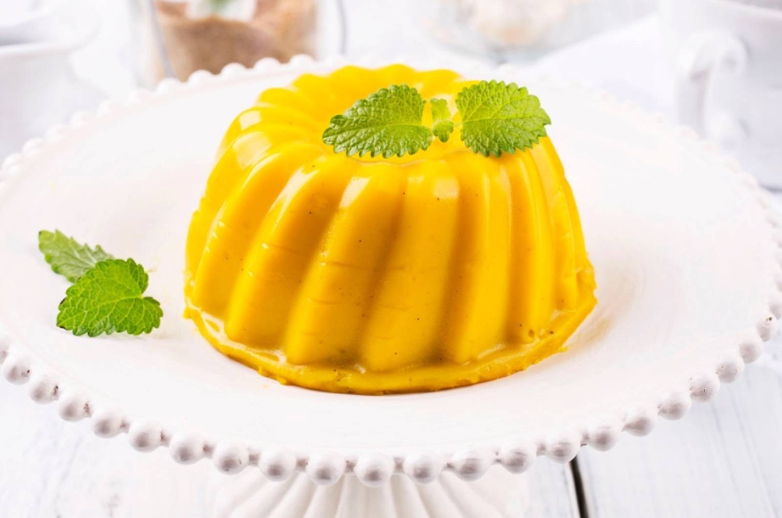 Deliciosa! Aquí la receta de la gelatina de mango natural