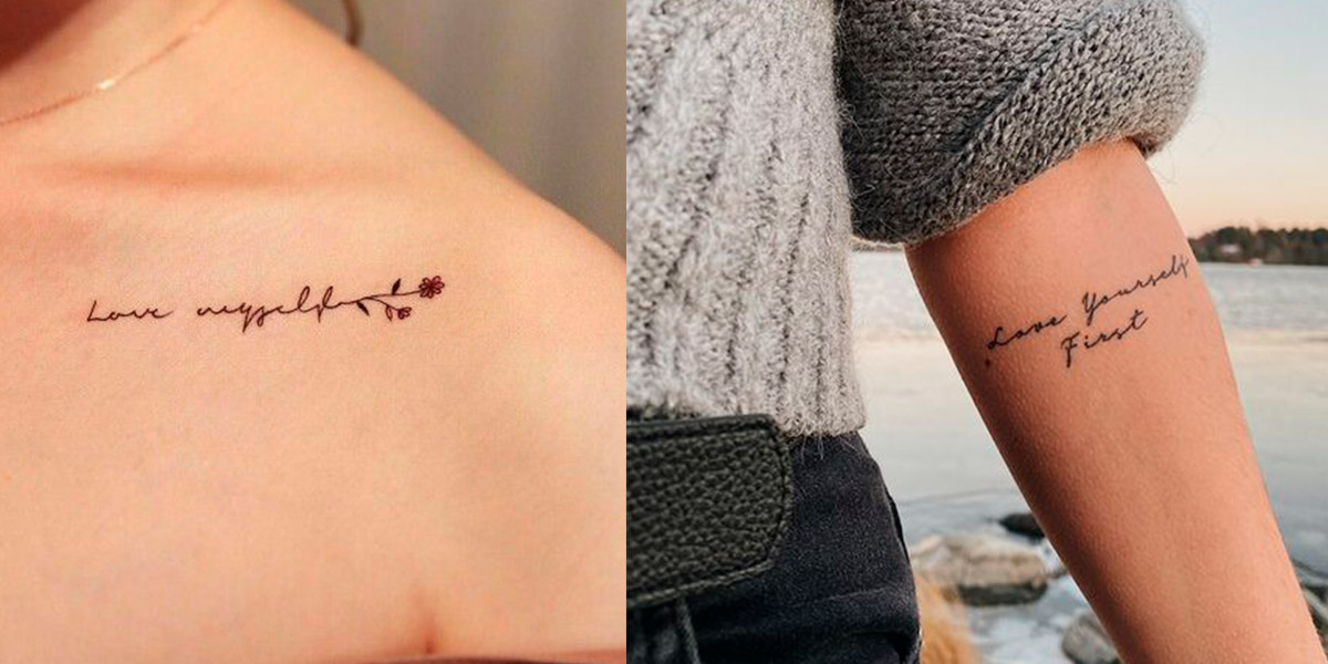 Descubrir 80+ imagen frases de amor propio para tatuajes