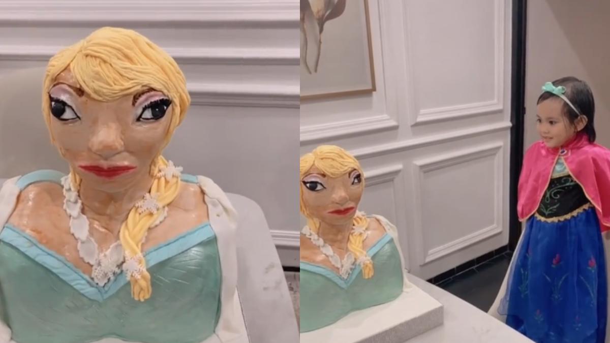 Niña recibió una torta fea de «Frozen» y su reacción se viralizó – San José  Ahora