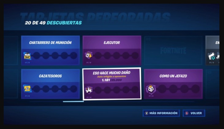 Qué son las tarjetas perforadas de personajes en Fortnite