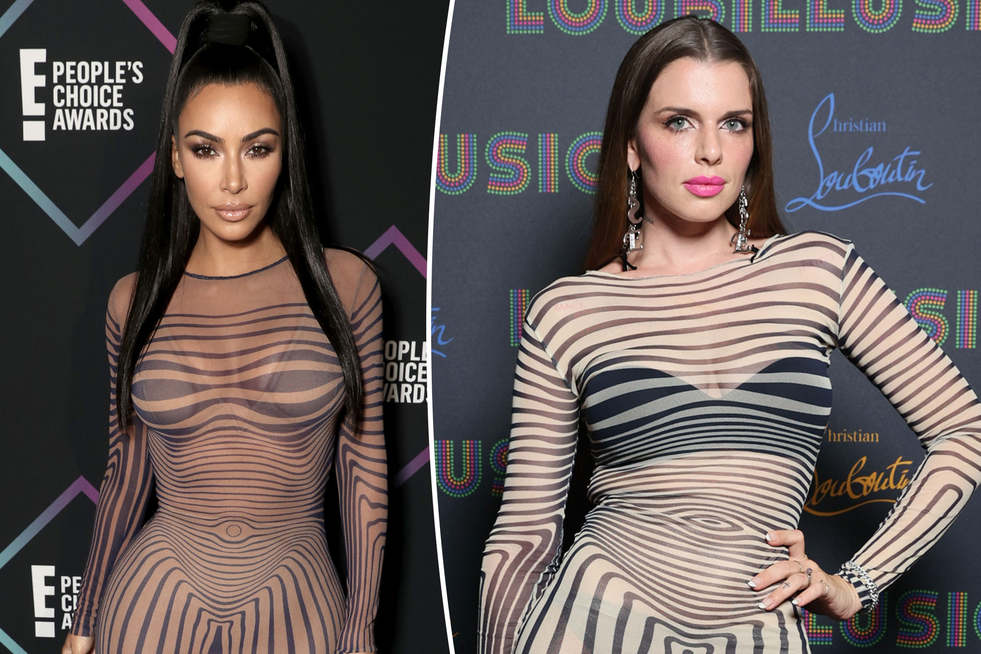 Julia Fox está copiando el estilo de Kim Kardashian?