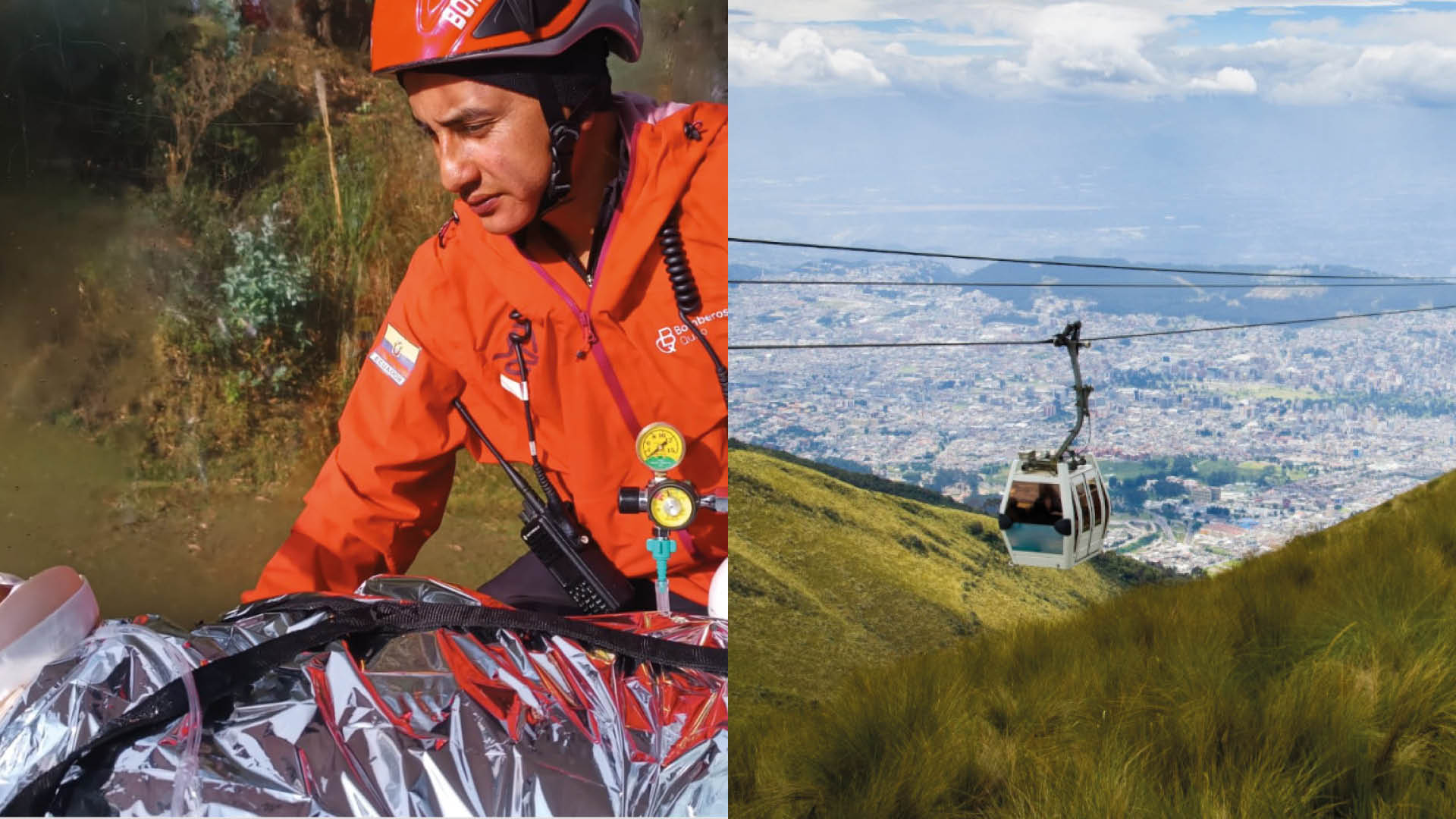 Un rayo impactó a un joven que estaba en el Teleférico de Quito – Metro  Ecuador