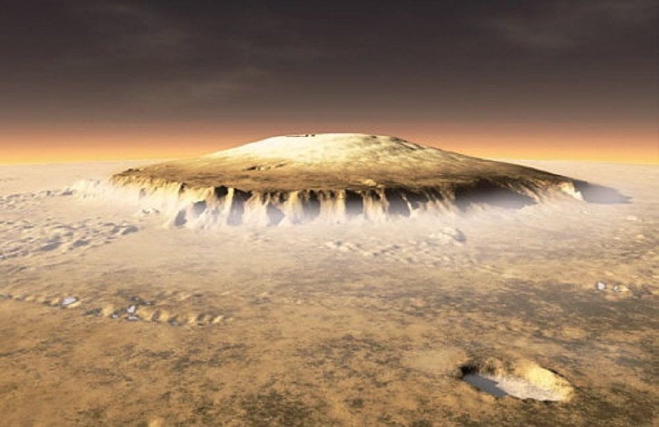 Así luce el Monte Olympus, la montaña más grande de todo el Sistema Solar  ubicada en la superficie de Marte – FayerWayer