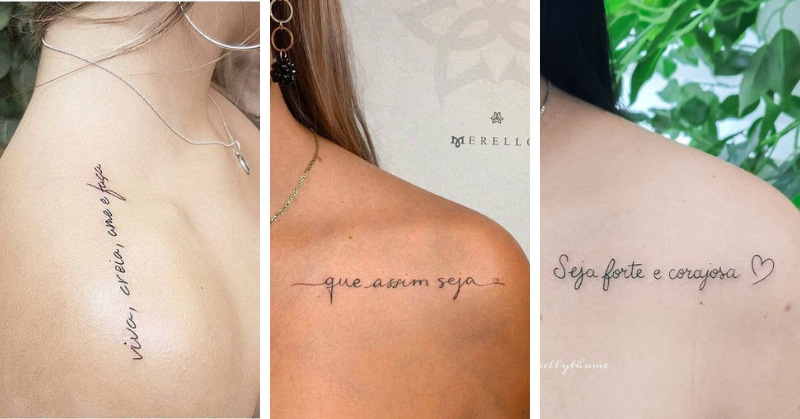 Ideias de frases para tatuagem feminina no ombro – Nova Mulher