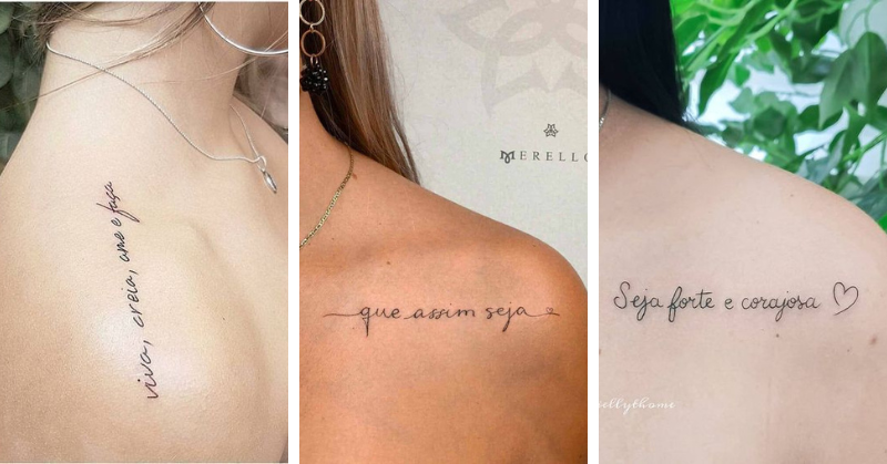 tatuagem na mão feminina frases