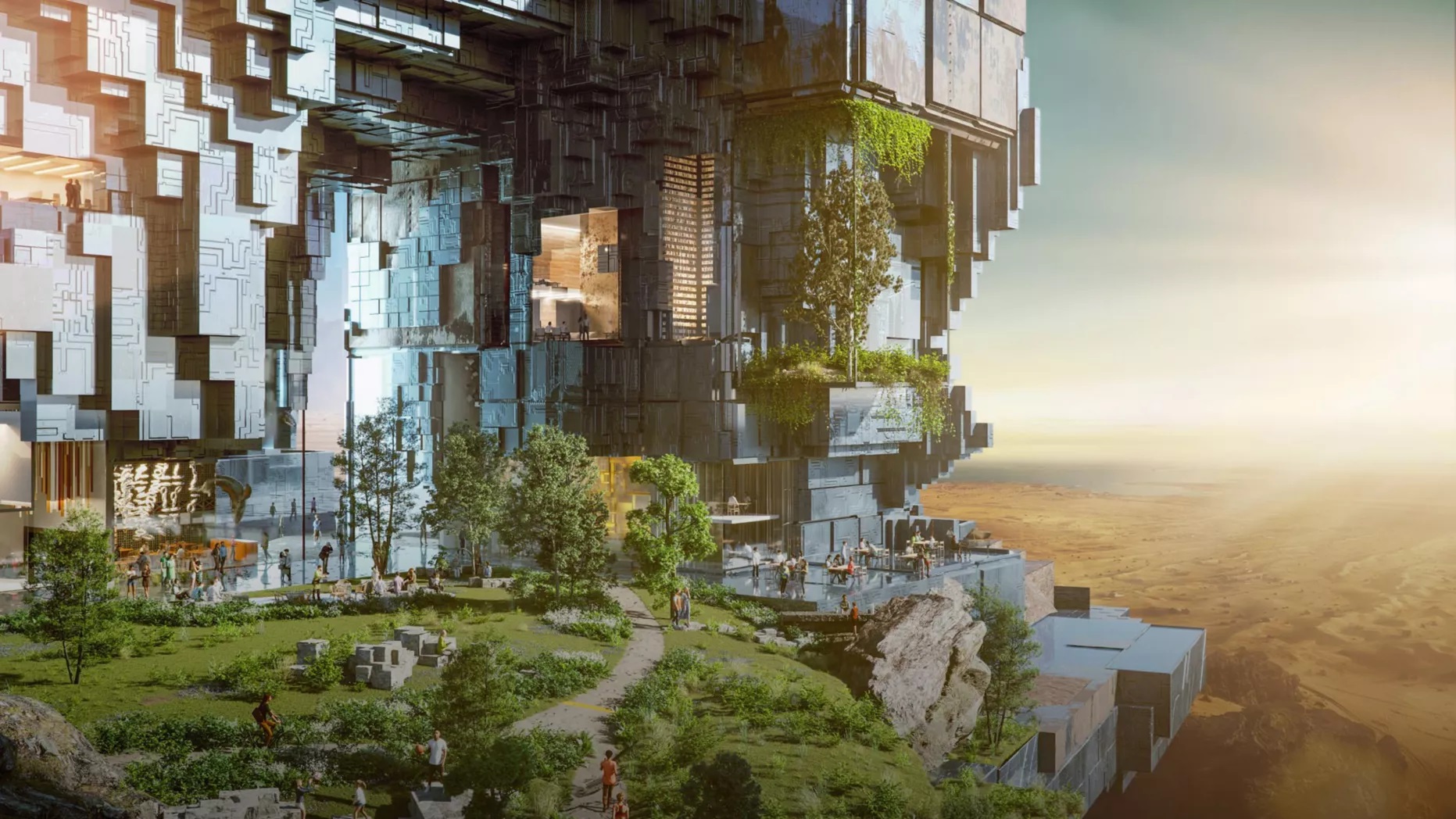 The Line: la megaciudad futurista de Arabia Saudí muestra sus avances más recientes en un video – FayerWayer