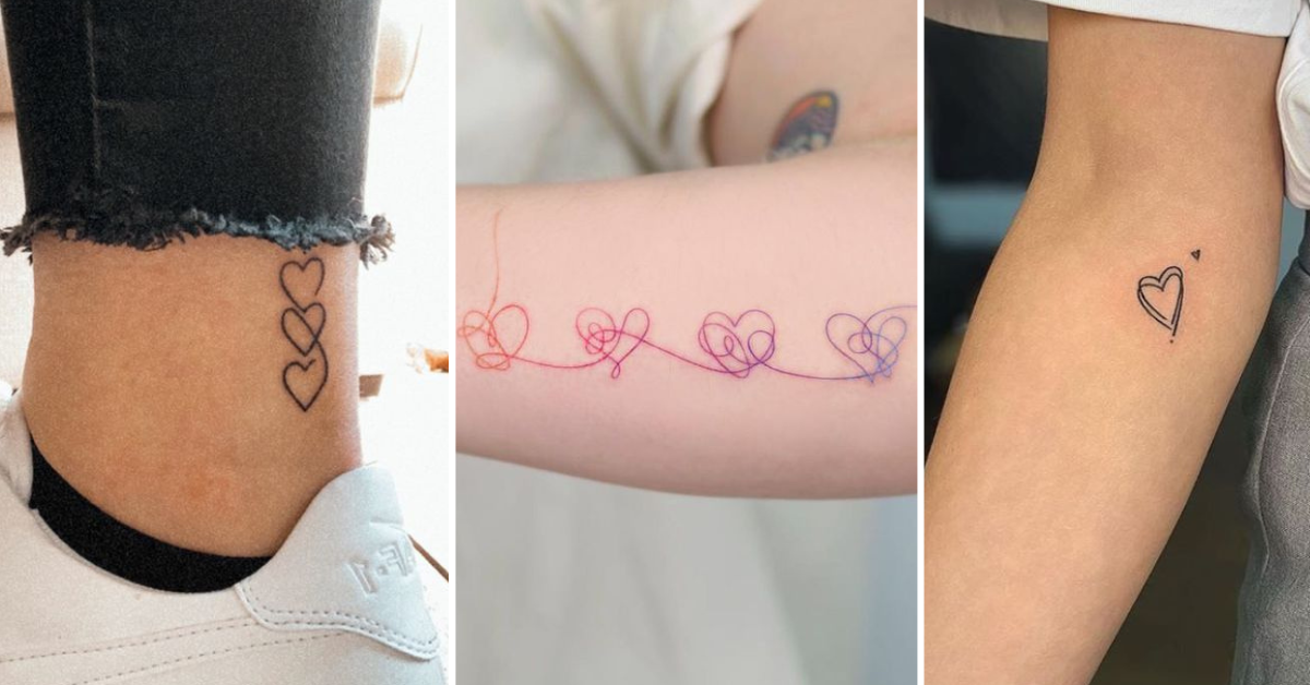 5 tatuajes de corazones muy elegantes que te recordarán amarte sobre todas las cosas