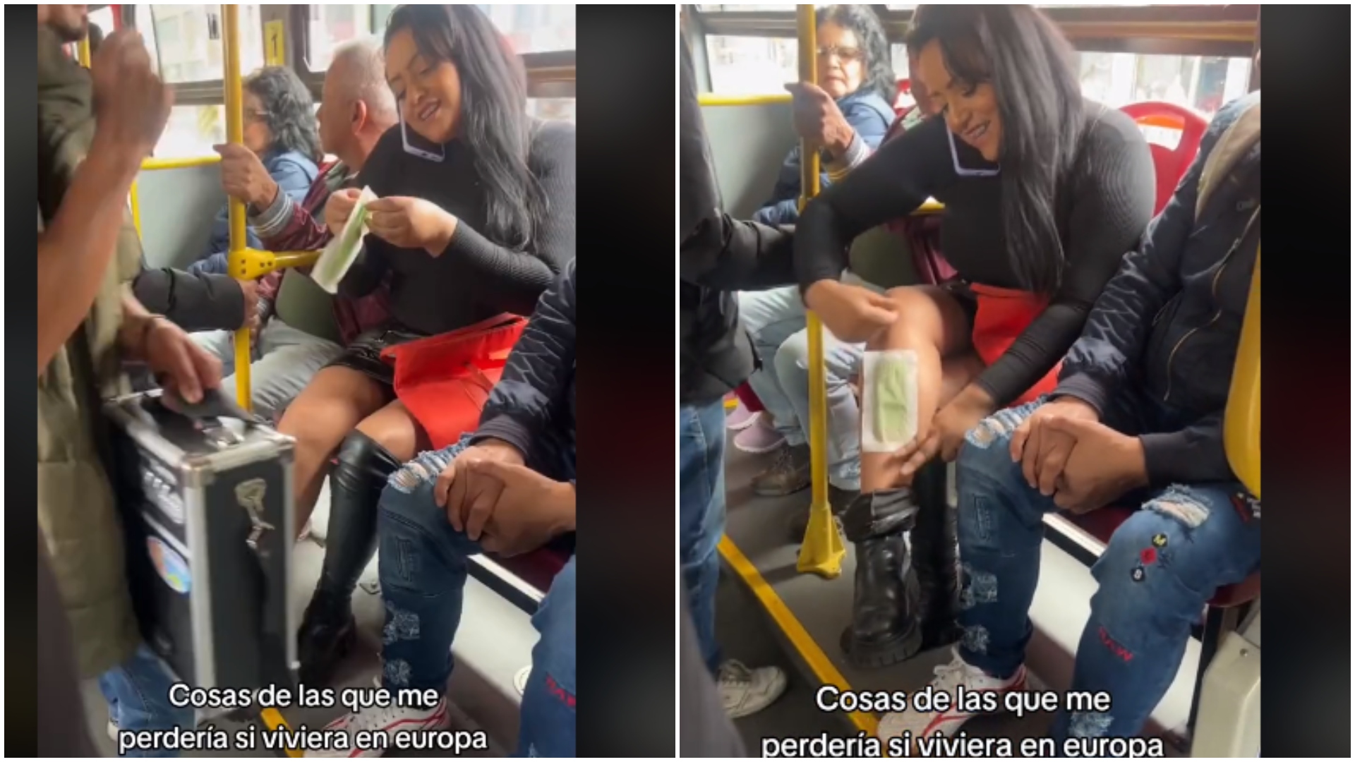 Mujer en TransMilenio se depiló las piernas frente a los demás usuarios y  más de uno estuvo a punto de vomitar – Publimetro Colombia