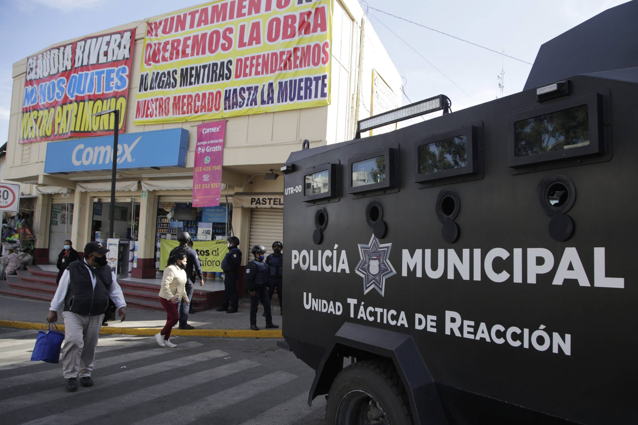 Gobierno invita a denunciar abuso de autoridad contra detenidos del mercado  Amalucan