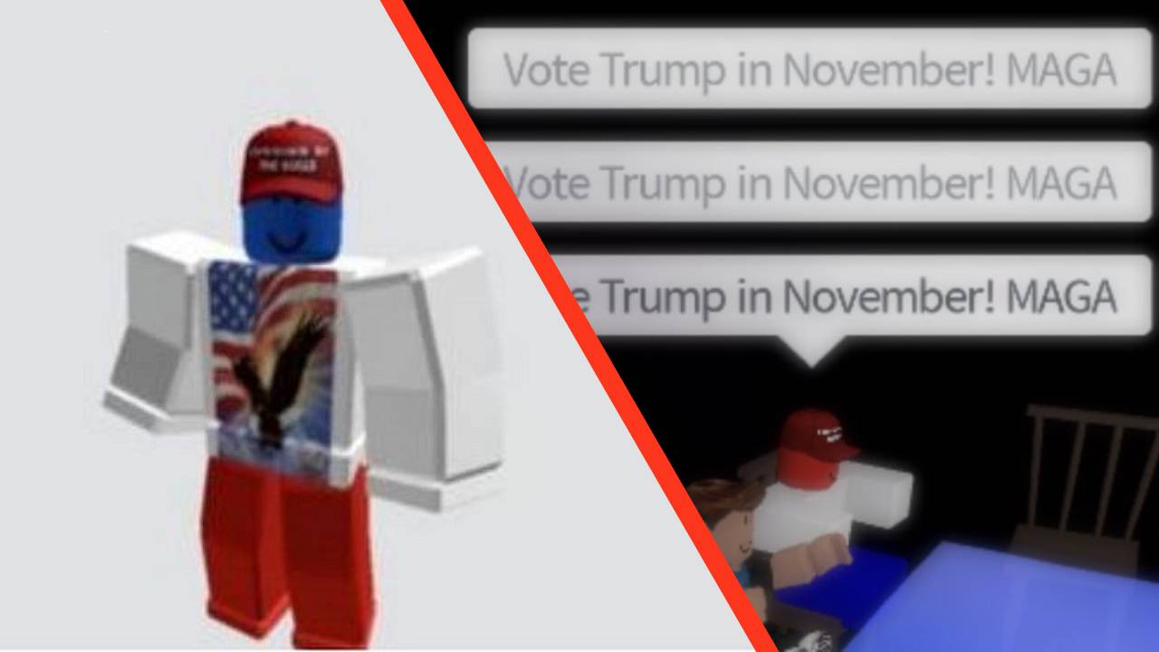 Os Hackers estão Espalhando Propaganda de Trump através do Roblox