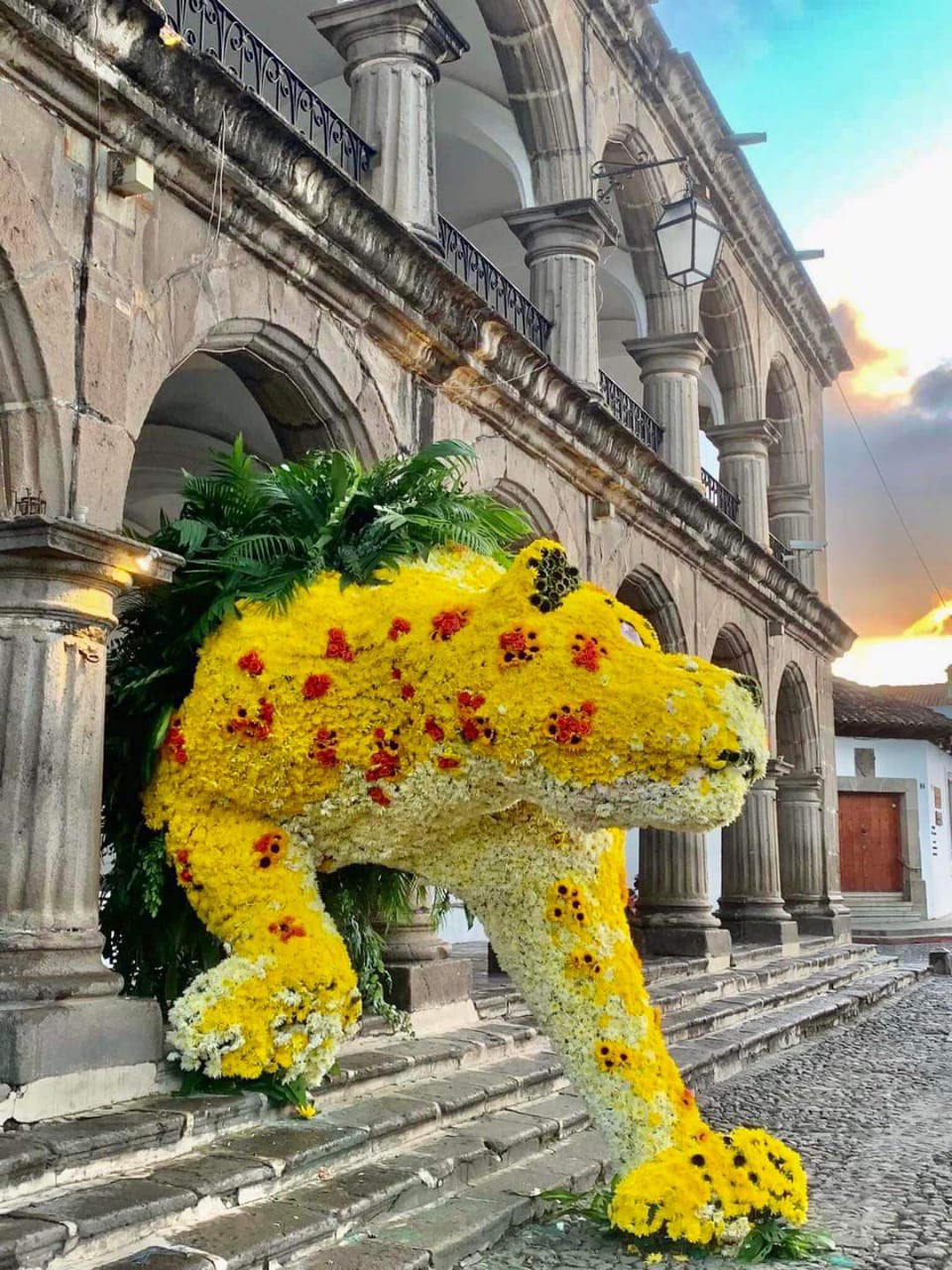 The Flowers festival in Antigua Guatemala